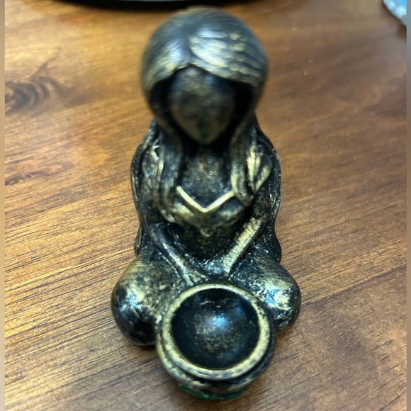 goddess lady crystal sphere holder boho new botique - Picture 4 of 12